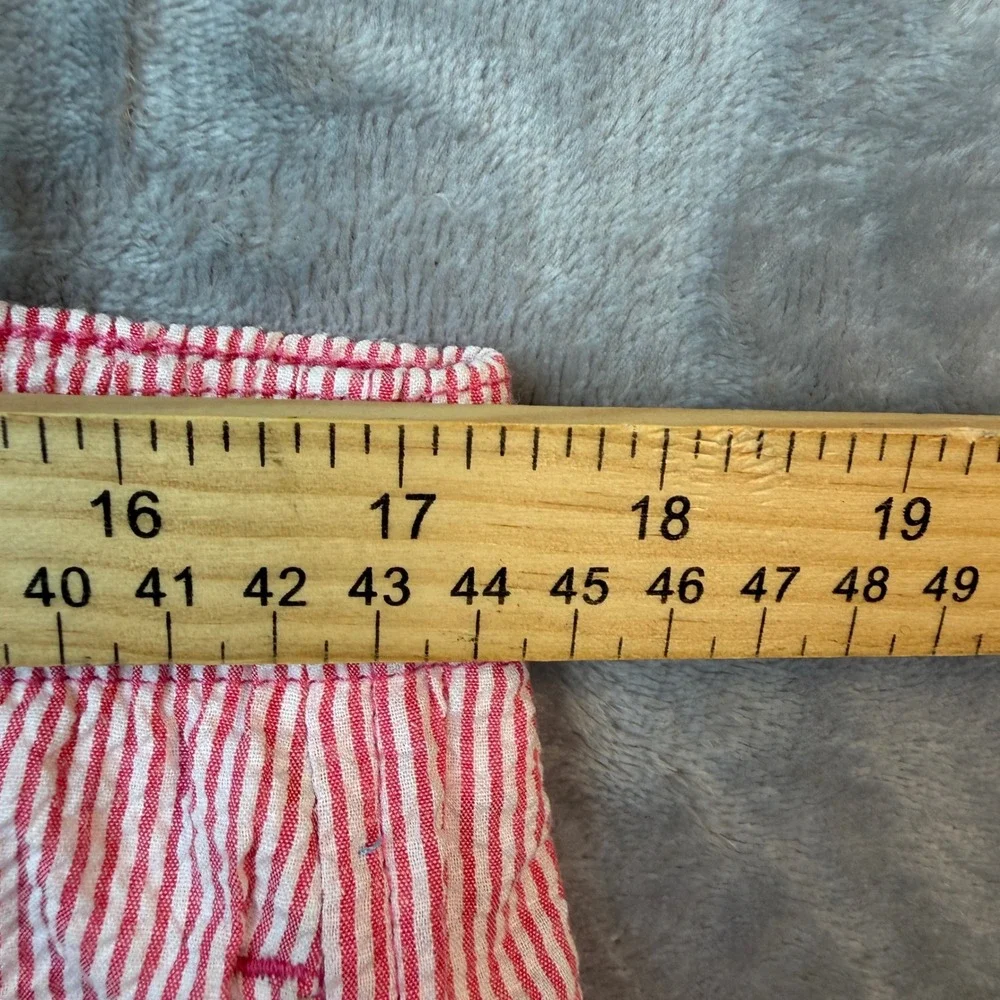 Trunks Surf‎ & Swim Co Swim Trunks Mens Seersucker XXL Pink Striped Preppy